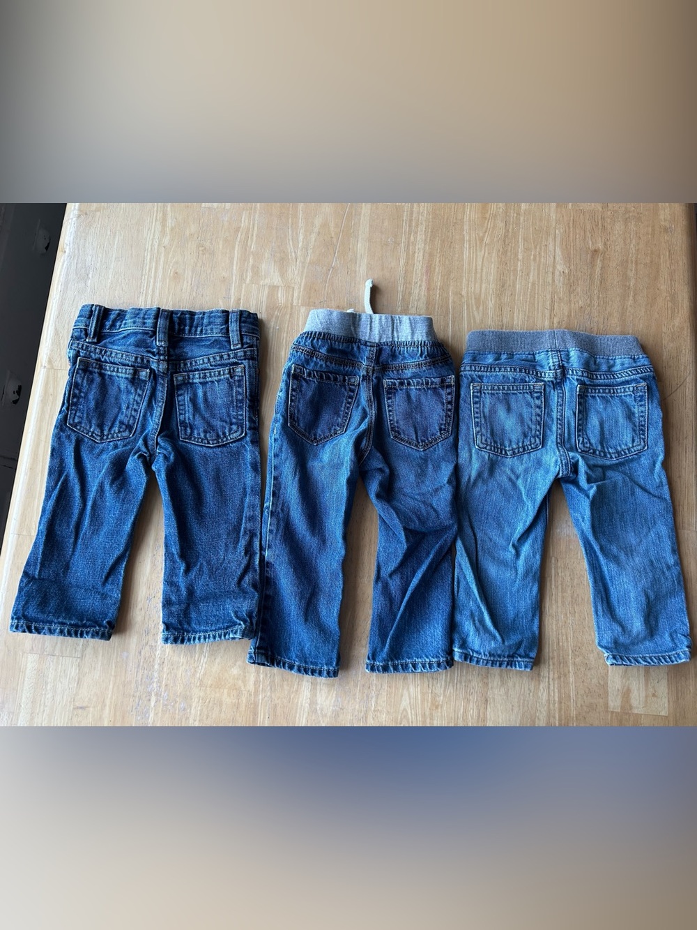Baby boy toddler jeans bundle 12-18 months polar bear! Baby gap old navy - Picture 2 of 7
